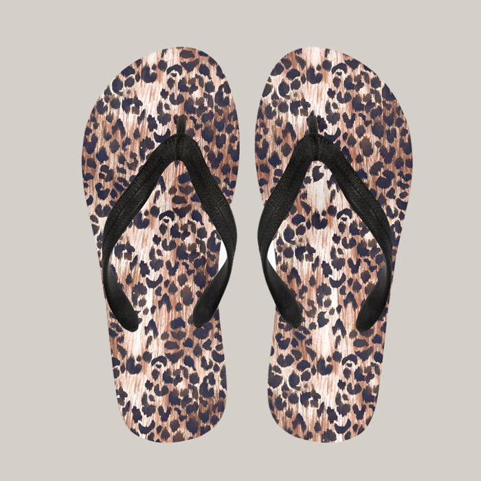 Animal-Texture Flip-Flops YSFD1025AB