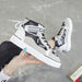 Women's White Casual Sneakers 2Black