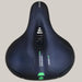 Wide Bicycle Saddle – 2 Suspension Styles Reflective Black And Green