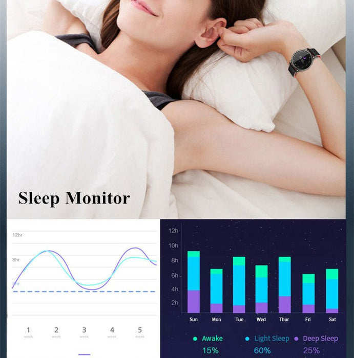 B8+ Round-Screen Smart Bracelet