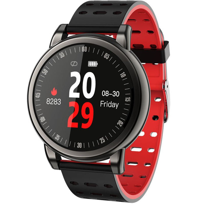 B8+ Round-Screen Smart Bracelet Red