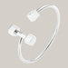 Dumbbell Bracelet – 2 Colors Silver