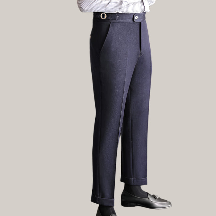 Casual High-waisted Men's Dress Pants