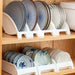 Plastic Countertop Plate and Bowl Draining Rack