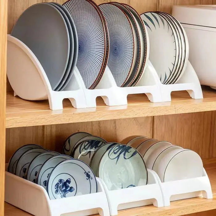Plastic Countertop Plate and Bowl Draining Rack