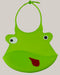 Waterproof Silicone Baby Bib Green