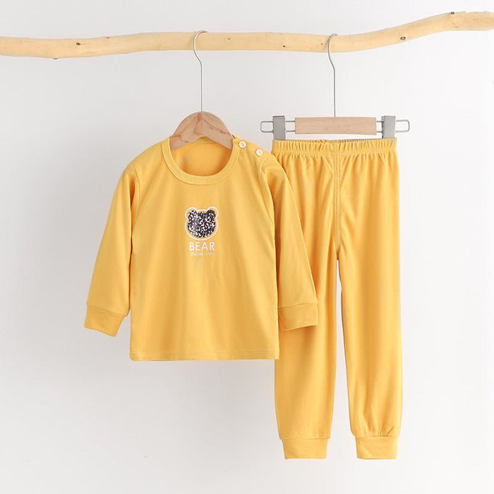 Baby Girl Winter Newborn Clothing Set Yellow Bear Head
