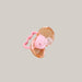 Rompbaby Silicone Pacifier with Protective Cap Pink