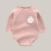 Long-Sleeve Baby Romper Lotus root starch