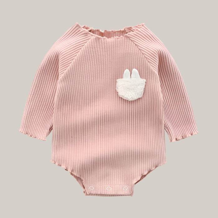 Long-Sleeve Baby Romper Lotus root starch