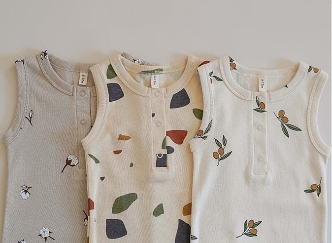 Sleeveless Baby Romper
