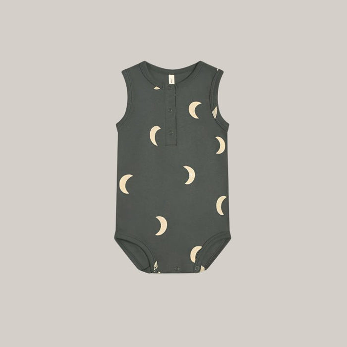 Sleeveless Baby Romper Moon