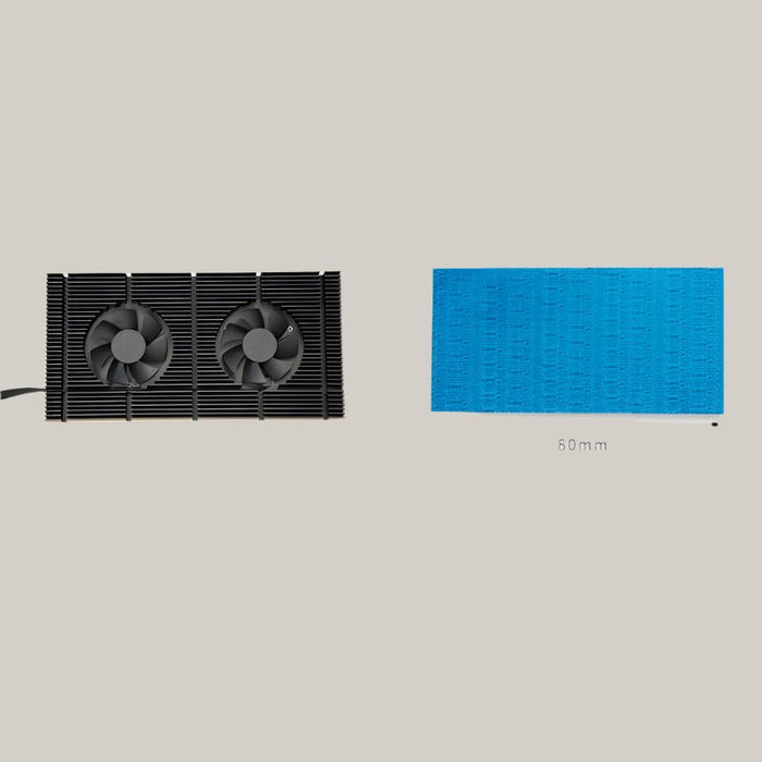 Backplane Radiator Graphics Card Heater Cooling Fan 3 Style