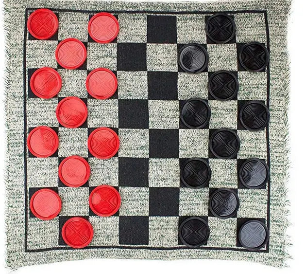 Chess Checkered Blanket