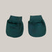 Bamboo Fiber Baby Mittens Dark green One size