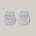 Bamboo Fiber Baby Mittens Grey One size