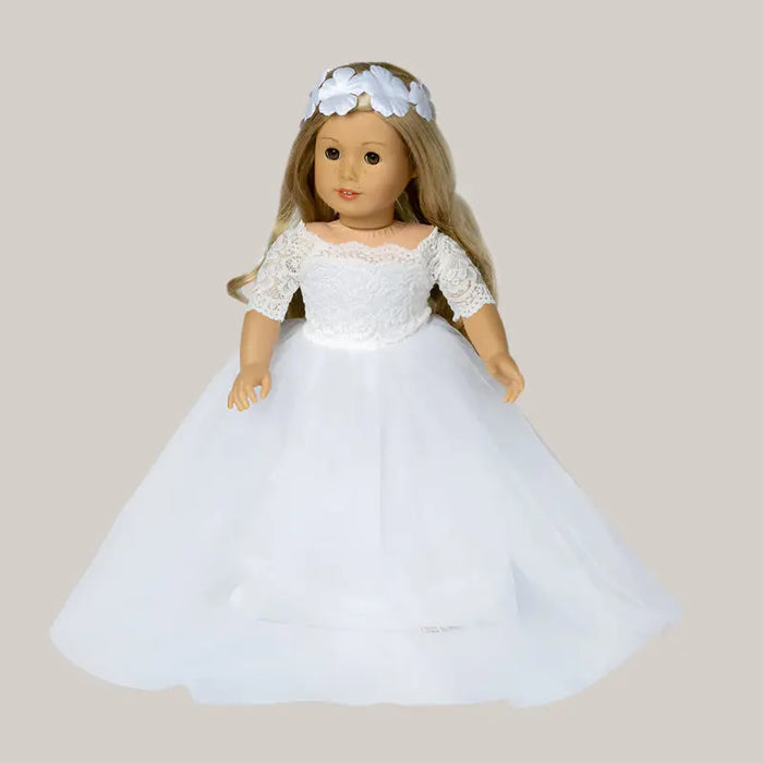 18-Inch Doll Clothing Set – 5 Styles Snow white wedding dress 18inches