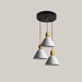 Retro Ceramic and Aluminum LED Chandelier, 4W