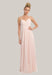 Western Bridesmaid Dresses Pink 02Sling