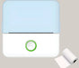 Portable Thermal Printer For Wrong Questions Blue USB