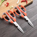 PP-Handle Stainless Steel Kitchen Scissors, 21.5 cm