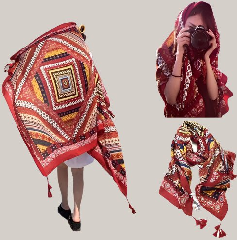 Bohemian Beach Shawl