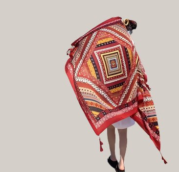 Bohemian Beach Shawl 180X110cm