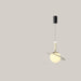 Nordic LED Pendant Light for Children's Rooms Lifting Style White