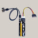 4-Pin VER006 Graphics Card Riser Cable Black