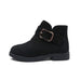 Children's Suede Boots Black