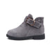 Big kids suede leather boots Grey