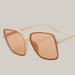 Oversized Square Sunglasses Offwhite