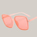 Oversized Square Sunglasses Jelly powder