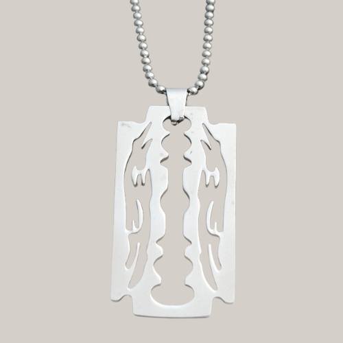 Blade-Style Chain Necklace