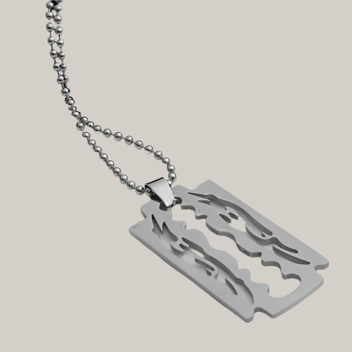 Blade-Style Chain Necklace