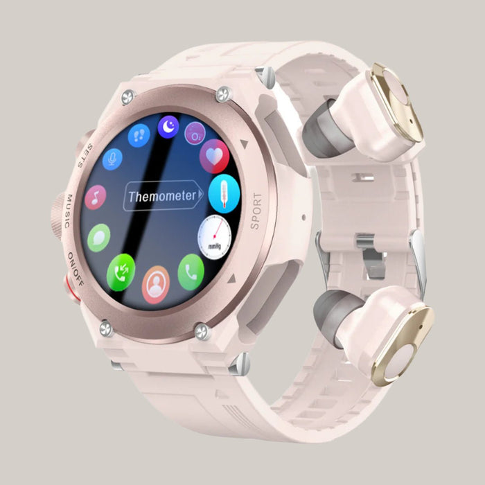 Bluetooth Call On Smart Watch Pink