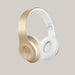 Bluetooth Foldable Expansion Card Gaming Headset Gold