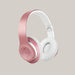 Bluetooth Foldable Expansion Card Gaming Headset Rose Gold