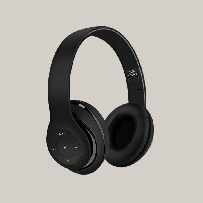 Foldable Bluetooth Gaming Headset Black