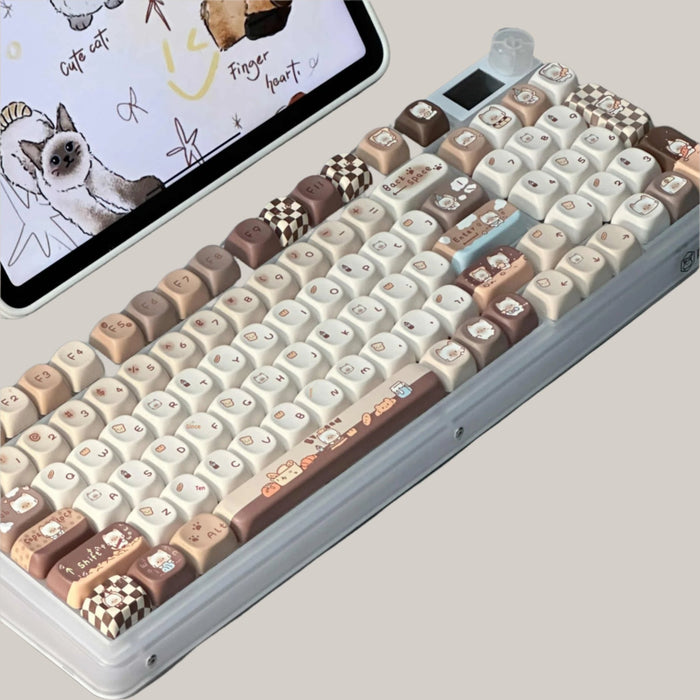 Bluetooth Siam Bakery Key Cap For Keyboards 131 Key Suit