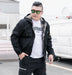 Men's Fashion Bomber Parka Jacket Black