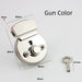 Box And Bag Hardware Lock Catch Accessories Gun Color 10PCS
