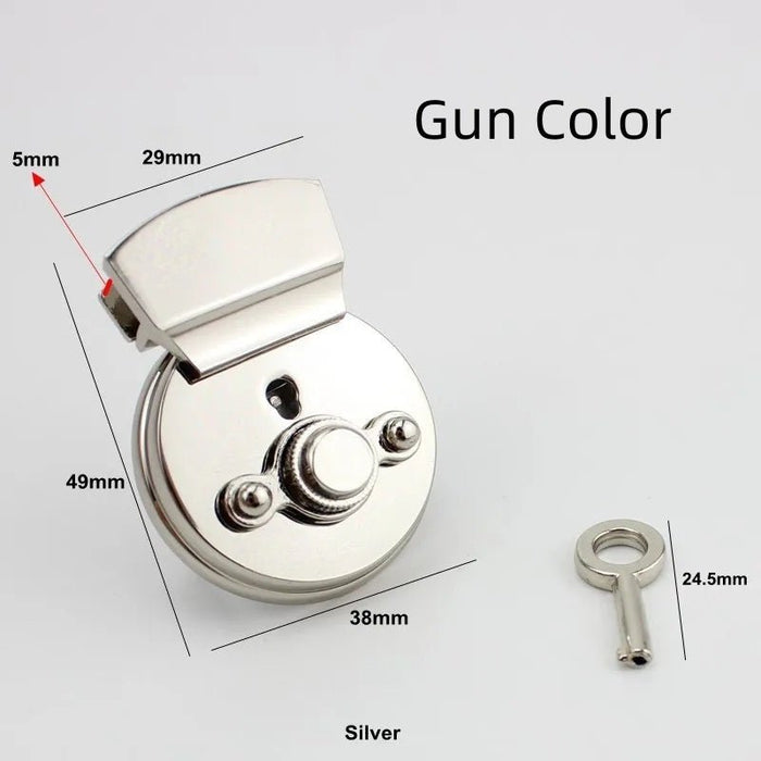 Box And Bag Hardware Lock Catch Accessories Gun Color 10PCS