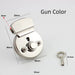 Box And Bag Hardware Lock Catch Accessories Gun Color 10PCS