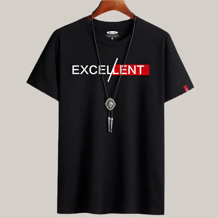 Breathable Men's T-Shirt for Comfort Wear Black