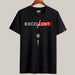 Breathable Men's T-Shirt for Comfort Wear Black