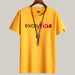 Breathable Men's T-Shirt for Comfort Wear Yellow