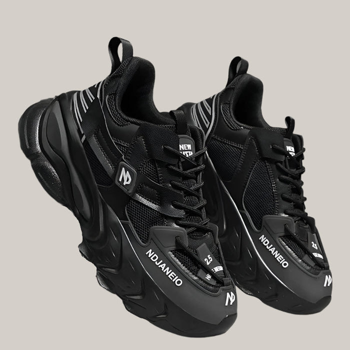Breathable Mesh Sneakers Black