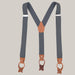 Brown Casual Suspenders Dark grey