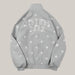 Autumn New Cardigans Star Hoodie Men Grey